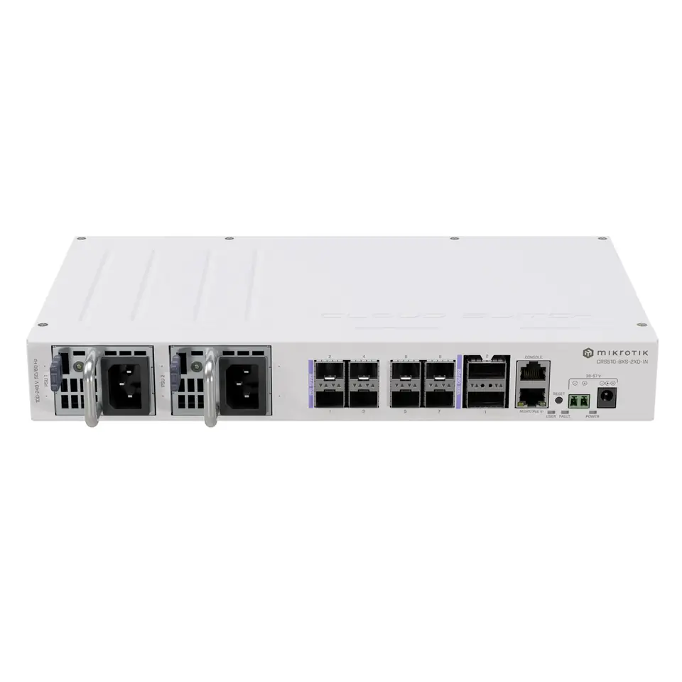 ⁨NET ROUTER/SWITCH 8PORT SFP28/CRS510-8XS-2XQ-IN MIKROTIK⁩ at Wasserman.eu