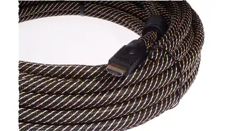 ⁨HDMI High Speed with Ethernet CCS 20m braided cable LB0062⁩ at Wasserman.eu