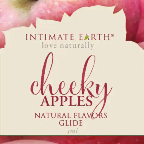 ⁨Lubrykant (saszetka) - Intimate Earth Natural Flavors Cheeky Apples 3 ml⁩ w sklepie Wasserman.eu