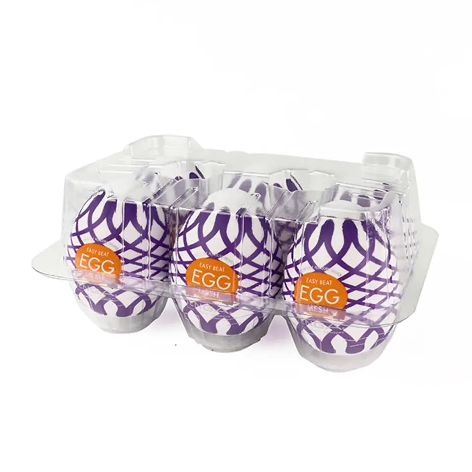 ⁨Zestaw sześciu masturbatorów - Tenga Egg Wonder Mesh⁩ w sklepie Wasserman.eu