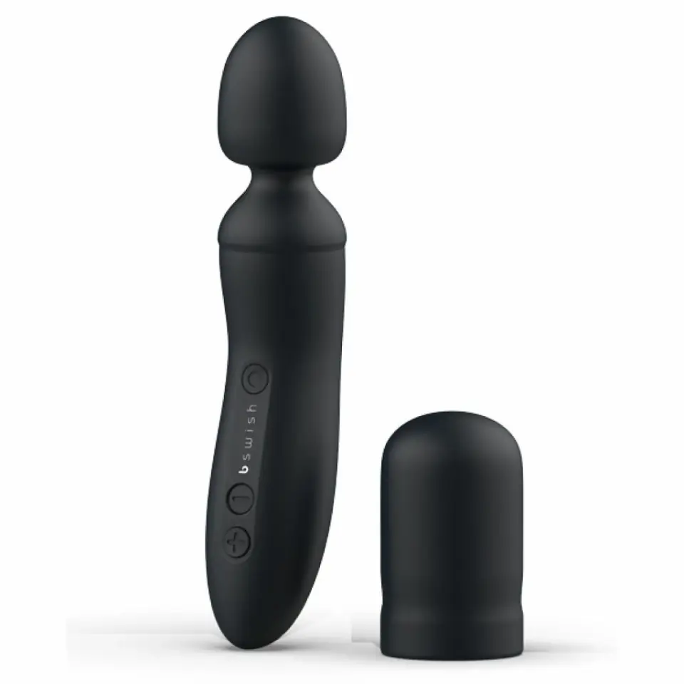 ⁨B Swish Bthrilled Premium Wand Vibrator wibrator typu wand Noir⁩ at Wasserman.eu