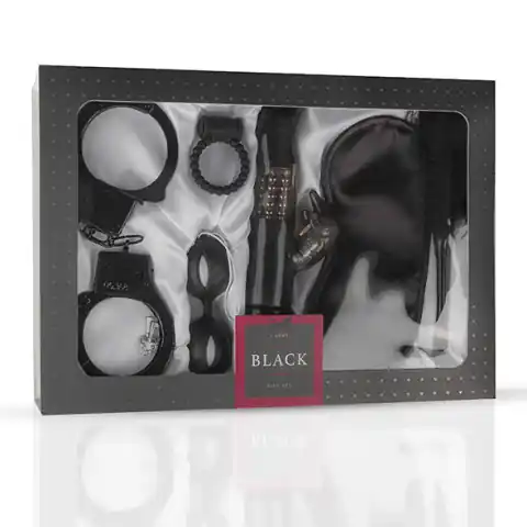 ⁨Zestaw akcesoriów - Loveboxxx I Love Black Gift Set⁩ w sklepie Wasserman.eu