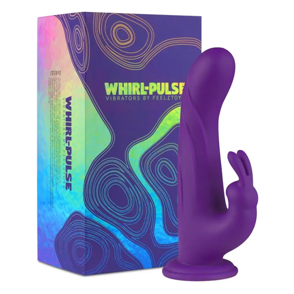 ⁨Wibrator - FeelzToys Whirl-Pulse Purple⁩ w sklepie Wasserman.eu