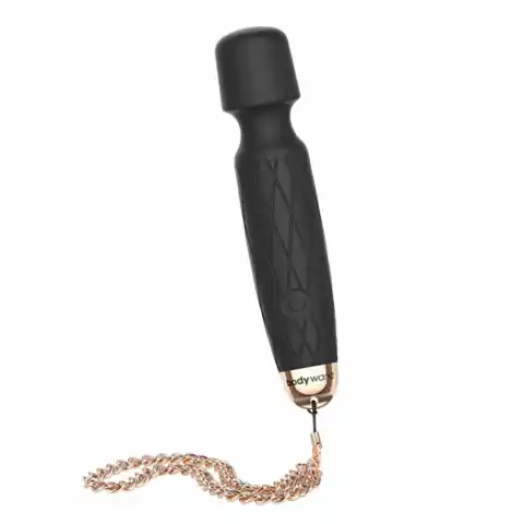 ⁨Bodywand Luxe Mini USB Wand Vibrator mini wand massager Black⁩ at Wasserman.eu