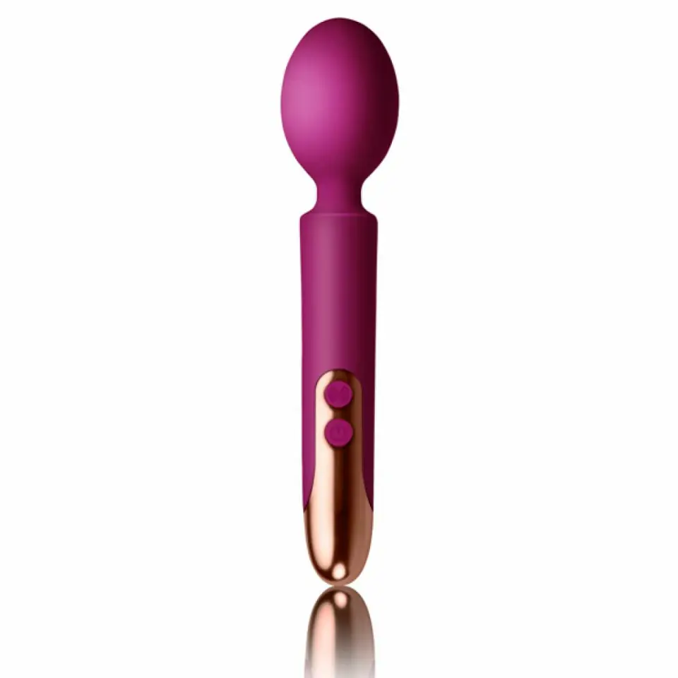 ⁨Rocks-Off Oriel Wand Fuchsia - bezpieczny silikon, 10 trybow, wodoodporny⁩ w sklepie Wasserman.eu