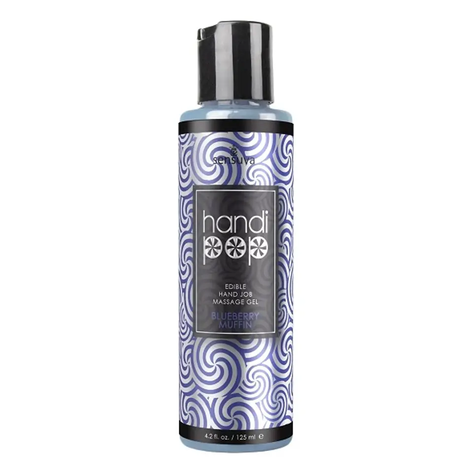 ⁨Żel do masażu - Sensuva Handipop Massage Gel Blueberry Muffin 125 ml⁩ w sklepie Wasserman.eu