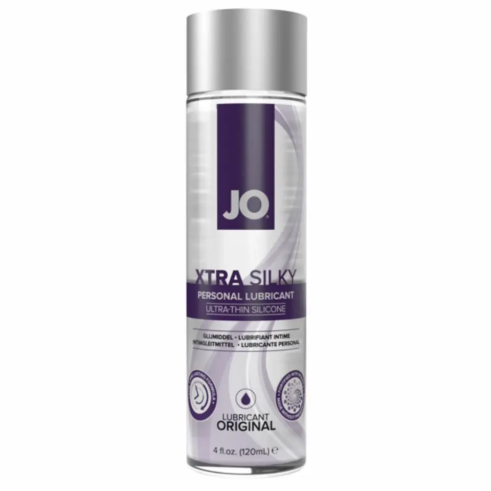 ⁨Lubrykant silikonowy - System JO Xtra Silky Ultra Thin 120 ml⁩ w sklepie Wasserman.eu