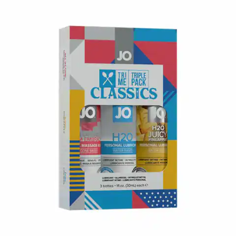 ⁨Zestaw lubrykantów - System JO Tri Me Classics 3 x 30 ml⁩ w sklepie Wasserman.eu