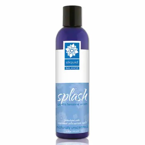 ⁨Płyn do higieny intymnej - Sliquid Balance Splash Unscented 255 ml⁩ w sklepie Wasserman.eu