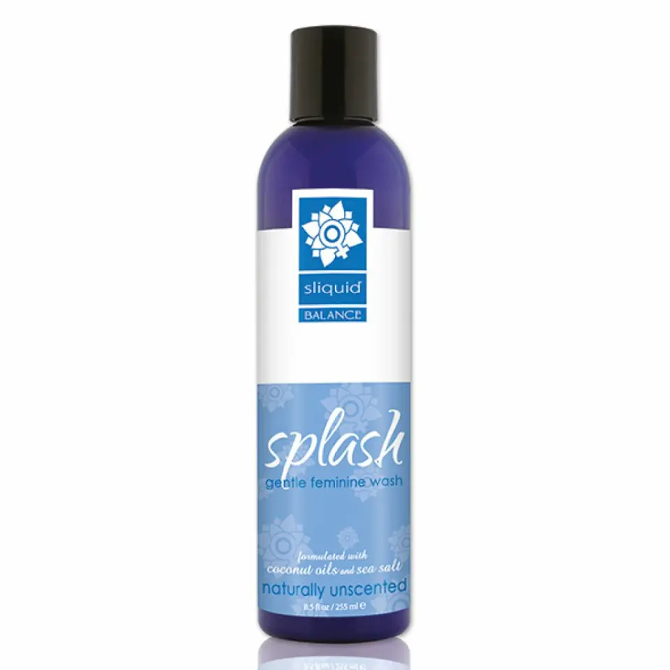 ⁨Sliquid Balance Splash Unscented - płyn do higieny intymnej 255 ml, bezzapachowy⁩ w sklepie Wasserman.eu