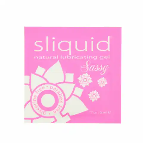 ⁨Lubrykant (saszetka) - Sliquid Naturals Sassy Lubricant 5 ml⁩ w sklepie Wasserman.eu