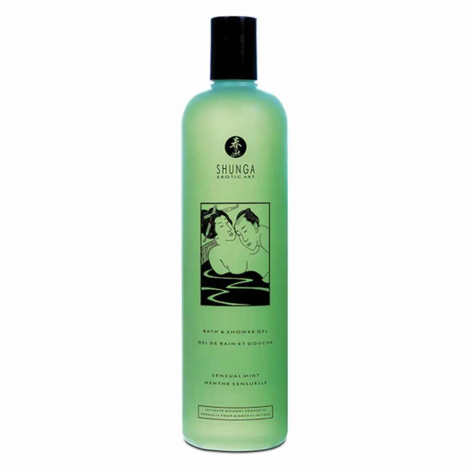⁨Shunga Shower Gel Sensual Mint 500ml żel pod prysznic odświeżający⁩ w sklepie Wasserman.eu