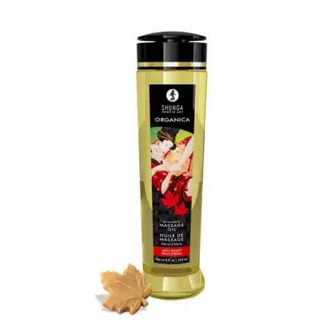 ⁨Olejek do masażu - Shunga Massage Oil Organica Maple Delight 240 ml⁩ w sklepie Wasserman.eu