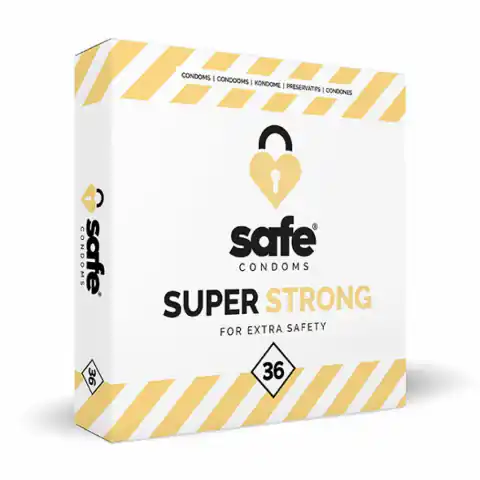 ⁨Prezerwatywy wzmocnione - Safe Super Strong 36 szt⁩ w sklepie Wasserman.eu