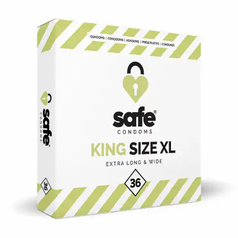 ⁨Prezerwatywy - Safe King Size XL 36 szt⁩ w sklepie Wasserman.eu