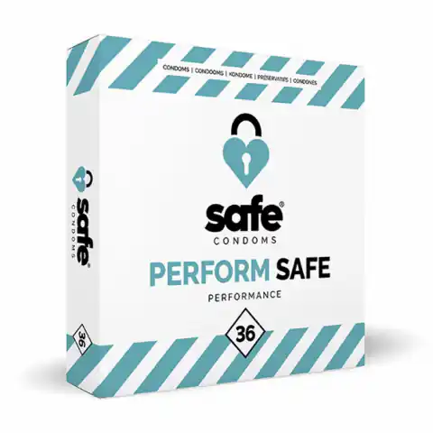 ⁨Prezerwatywy opóźniające - Safe Perform Safe 36 szt⁩ w sklepie Wasserman.eu