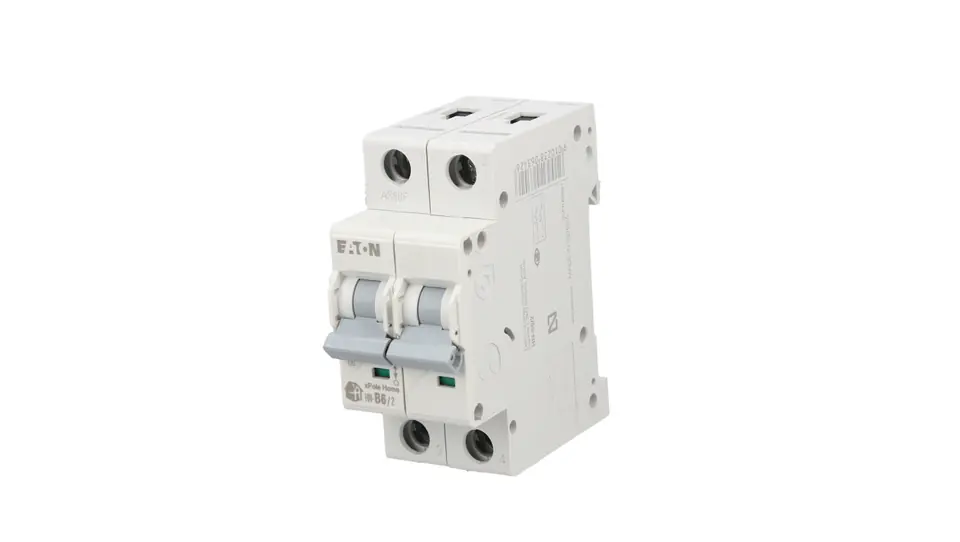 ⁨Circuit Breaker 2P B 6A 6kA AC xPole Home HN-B6/2 194858⁩ at Wasserman.eu