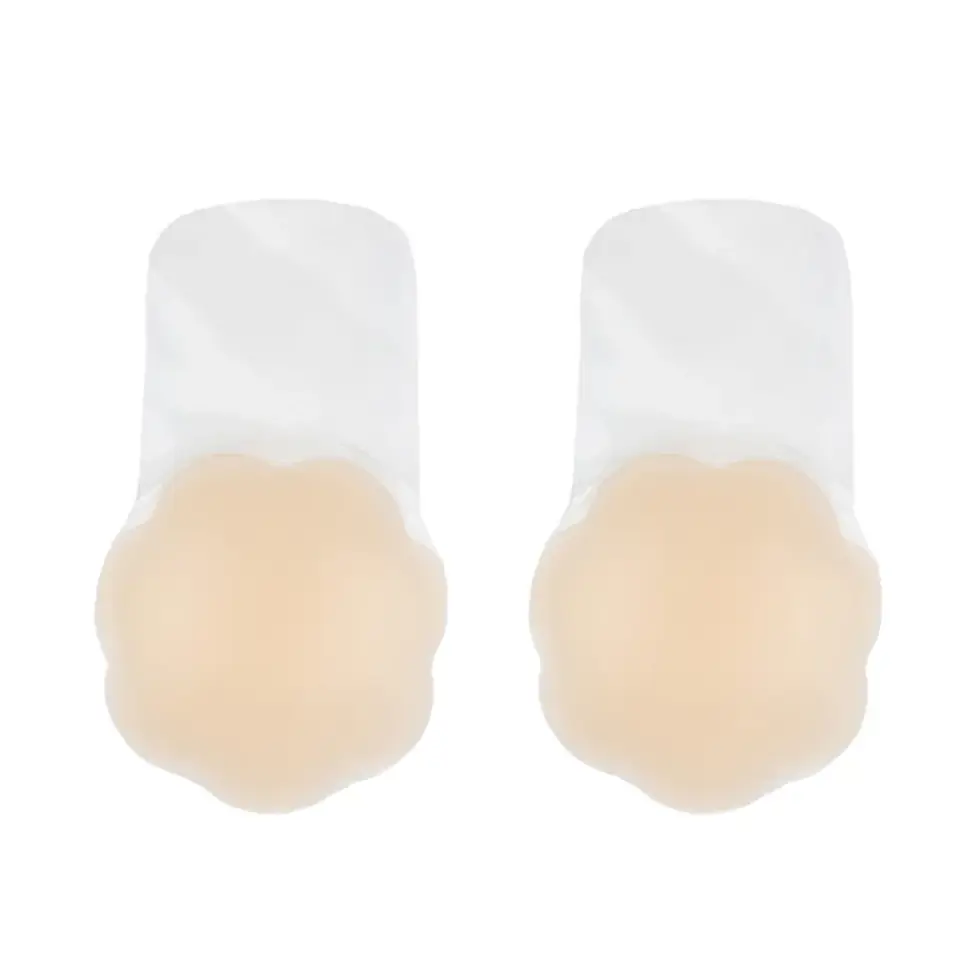 ⁨Bye Bra Silicone Pull-Ups Nude M - silikonowe osłonki modelujące 10 cm⁩ w sklepie Wasserman.eu