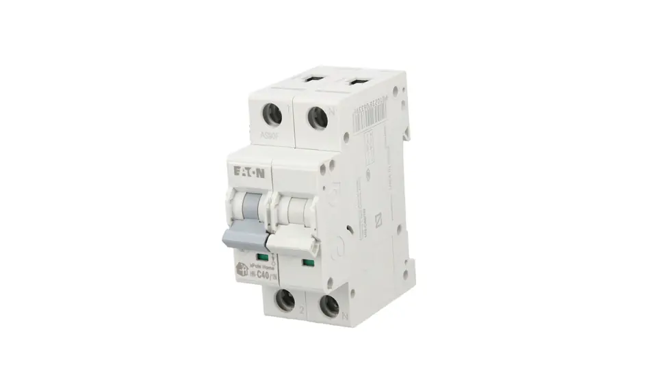 ⁨Circuit breaker 1P+N C 40A 6kA AC xPole Home HN-C40/1N 194855⁩ at Wasserman.eu