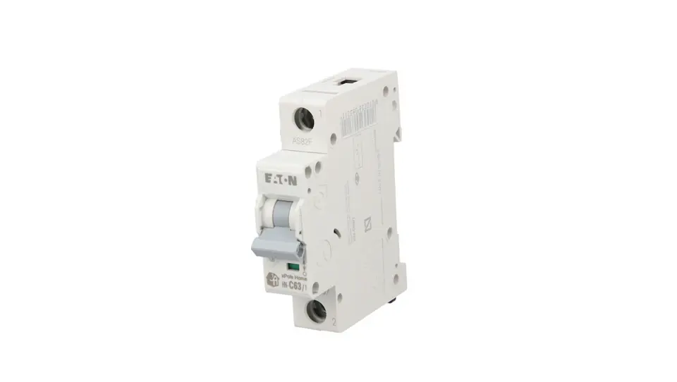 ⁨Circuit Breaker 1P C 63A 6kA AC xPole Home HN-C63/1 194837⁩ at Wasserman.eu