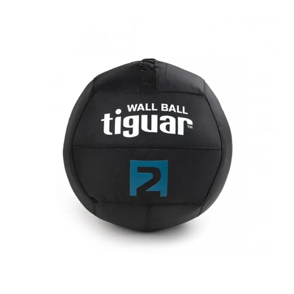 ⁨Piłka lekarska tiguar wallball (kolor Czarny)⁩ w sklepie Wasserman.eu