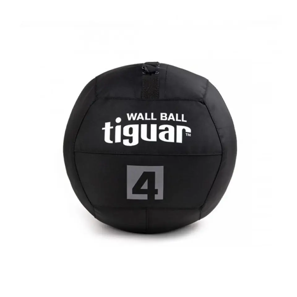 ⁨Piłka lekarska tiguar wallball (kolor Czarny)⁩ w sklepie Wasserman.eu