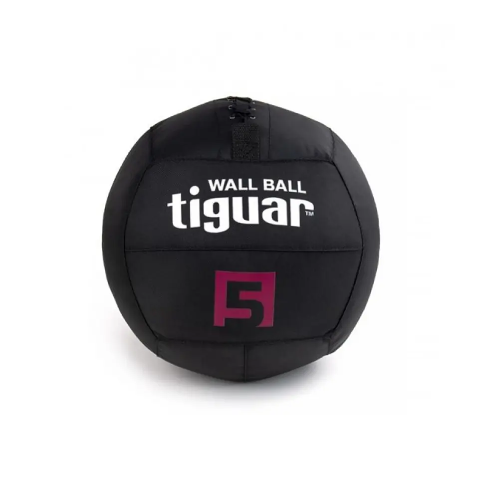 ⁨Piłka lekarska tiguar wallball (kolor Czarny)⁩ w sklepie Wasserman.eu