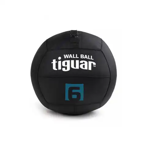 ⁨Piłka lekarska tiguar wallball (kolor Czarny)⁩ w sklepie Wasserman.eu