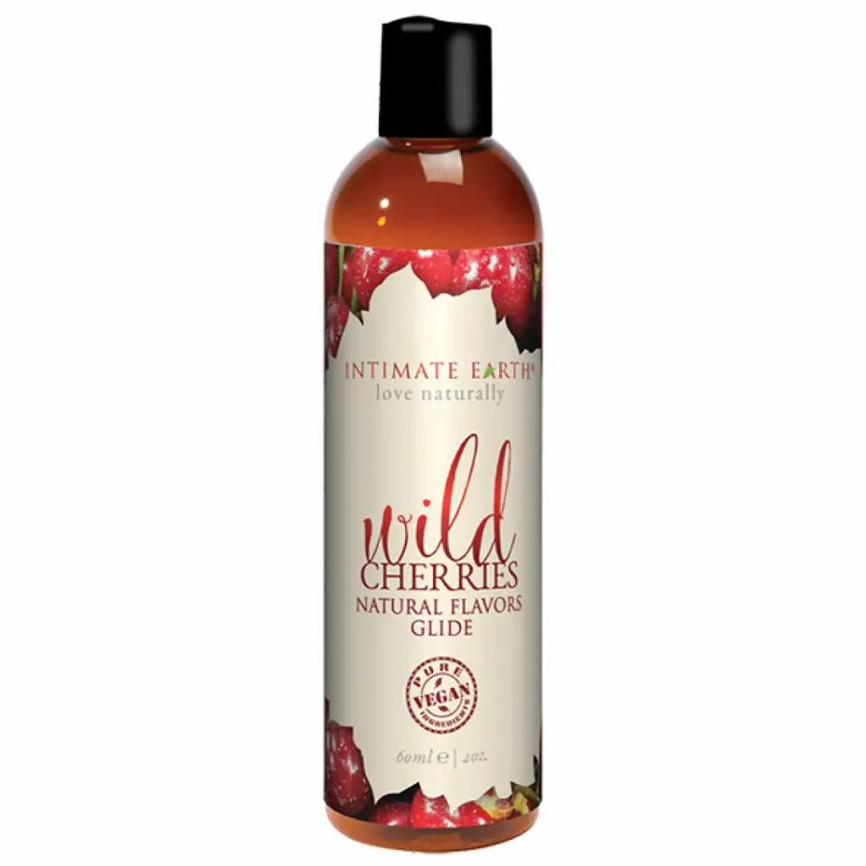 ⁨Lubrykant - Intimate Earth Natural Flavors Wild Cherries 60 ml⁩ w sklepie Wasserman.eu