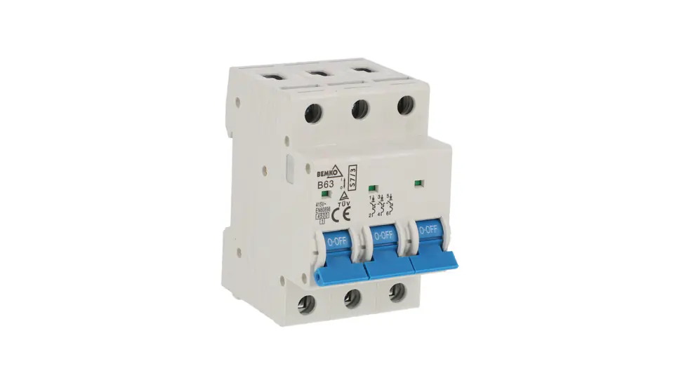 ⁨Circuit Breaker 3P B 63A A00-S7-3P-B63⁩ at Wasserman.eu