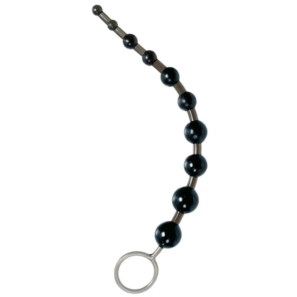 CalExotics X-10 Beads czarne koraliki analne 28 cm w sklepie Wasserman.eu