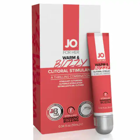 ⁨Żel stymulujący - System JO Clitoral Stimulant Warm & Buzzy 10 ml⁩ w sklepie Wasserman.eu
