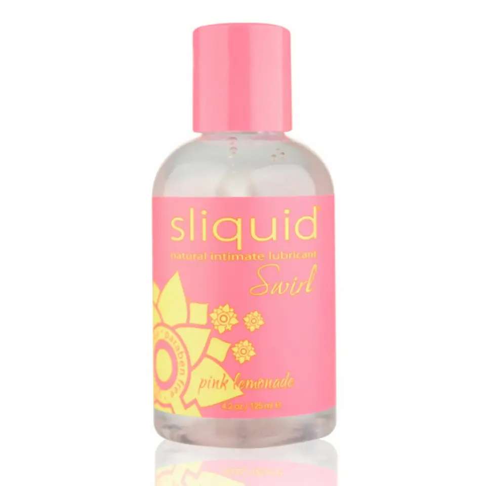 ⁨Lubrykant - Sliquid Naturals Swirl Pink Lemonade 125 ml⁩ w sklepie Wasserman.eu