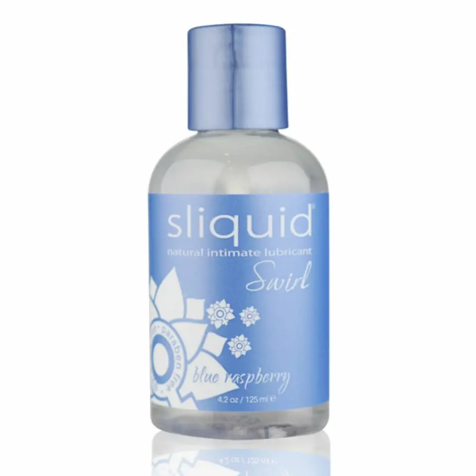 ⁨Lubrykant - Sliquid Naturals Swirl Blue Raspberry 125 ml⁩ w sklepie Wasserman.eu