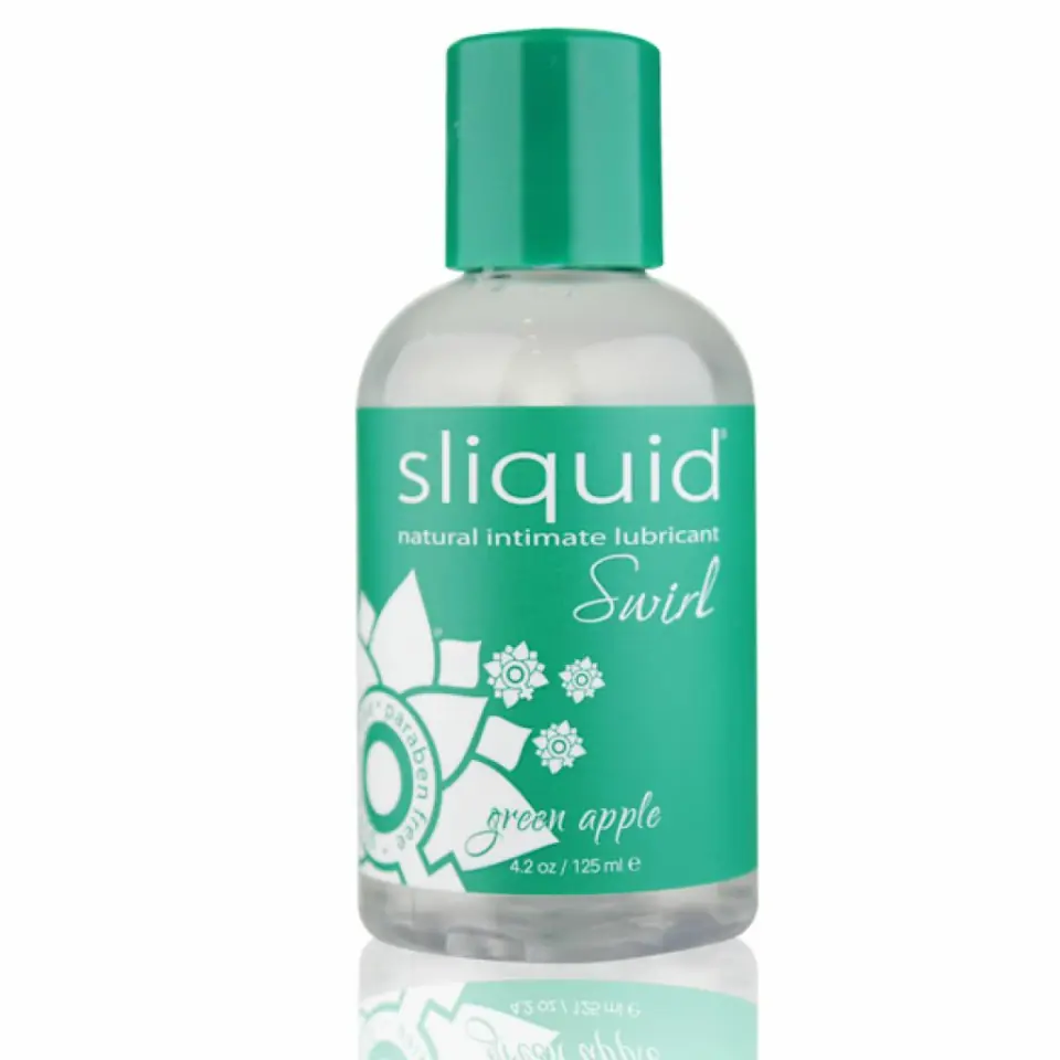 ⁨Lubrykant - Sliquid Naturals Swirl Green Apple 125 ml⁩ w sklepie Wasserman.eu