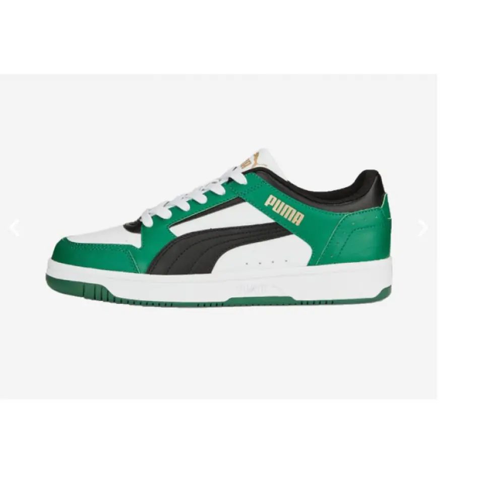 ⁨Buty Puma Rebound Joy Low M (kolor Biały. Zielony, rozmiar 44)⁩ w sklepie Wasserman.eu