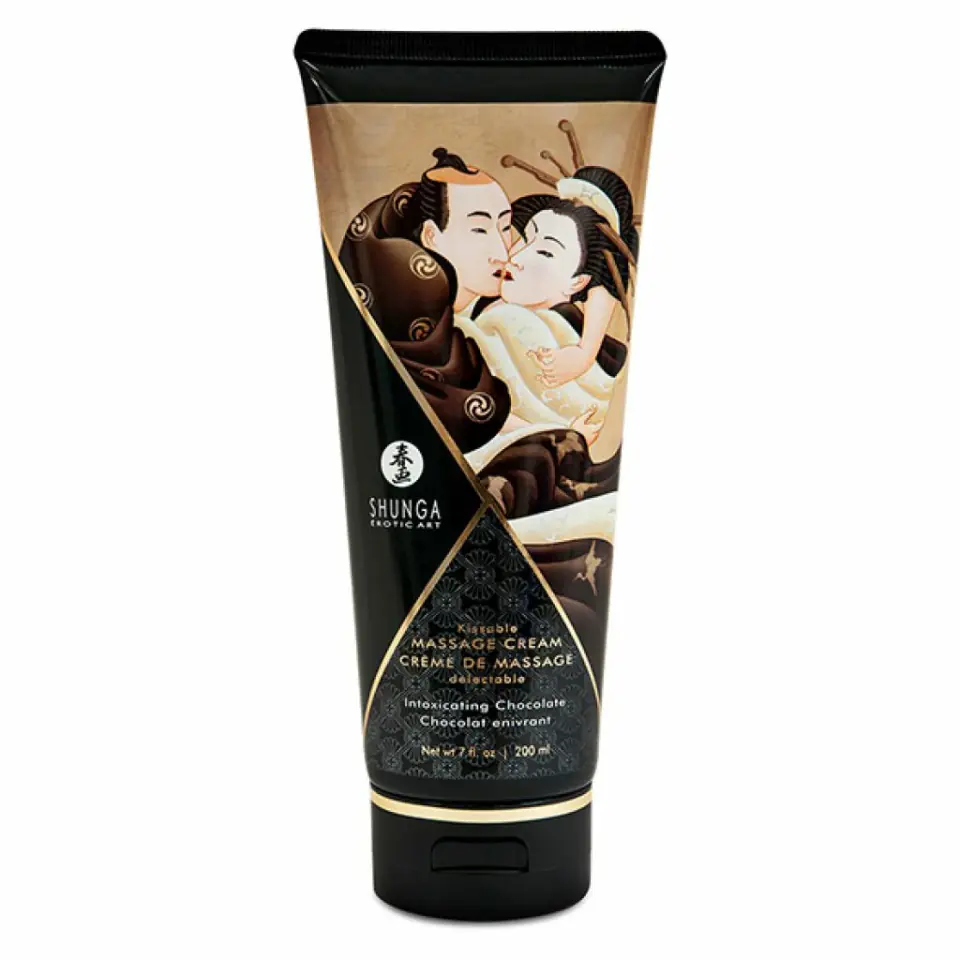 ⁨Krem do masażu - Shunga Massage Cream Chocolate 200 ml⁩ w sklepie Wasserman.eu