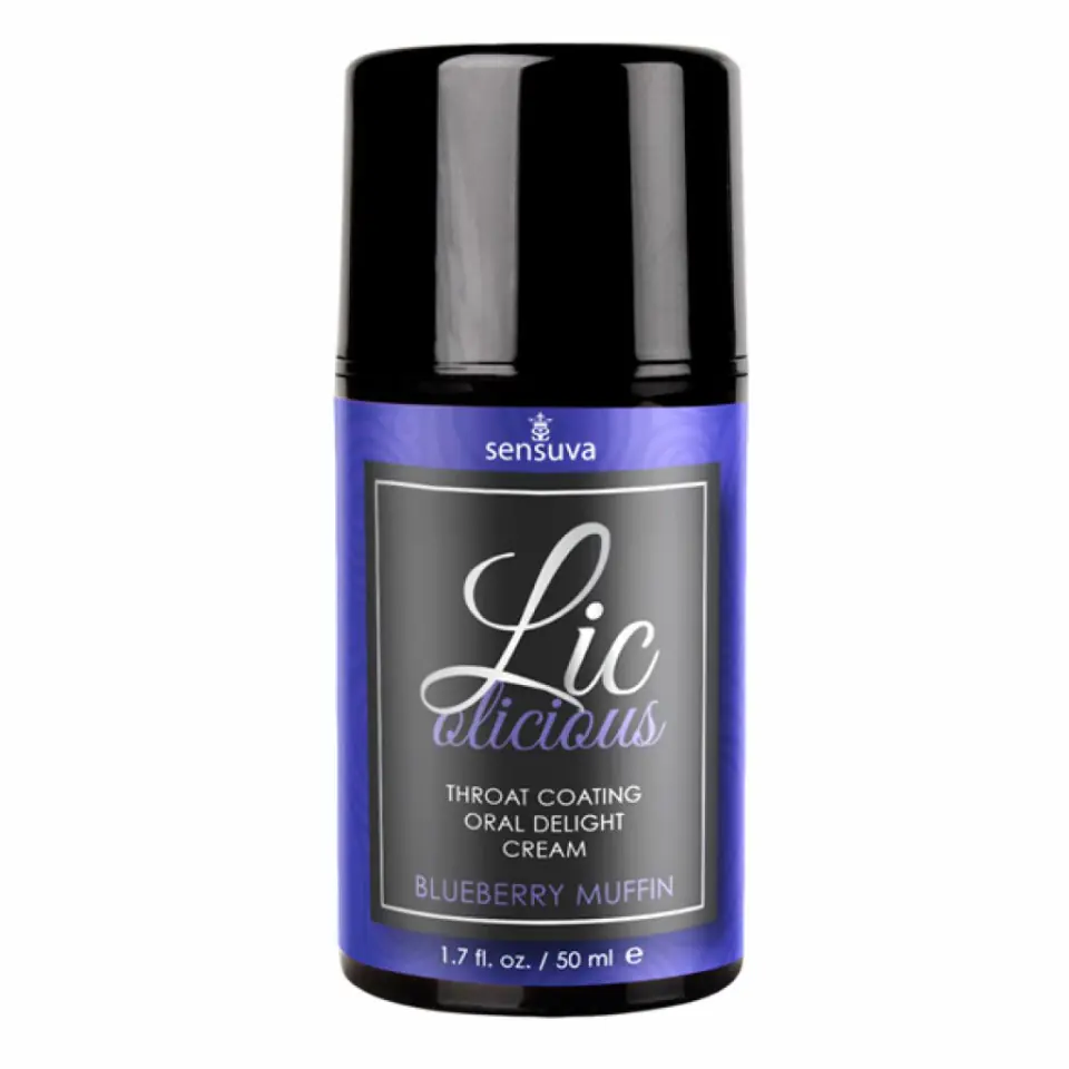 ⁨Żel do seksu oralnego - Sensuva Lic-o-licious Blueberry Muffin 50 ml⁩ w sklepie Wasserman.eu