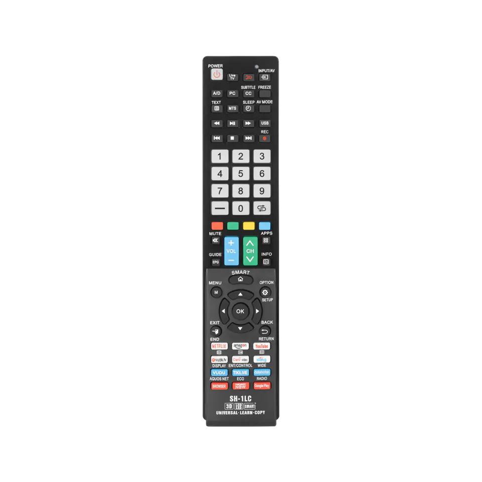 ⁨Universal remote control for SHARP LED/LCD TV⁩ at Wasserman.eu