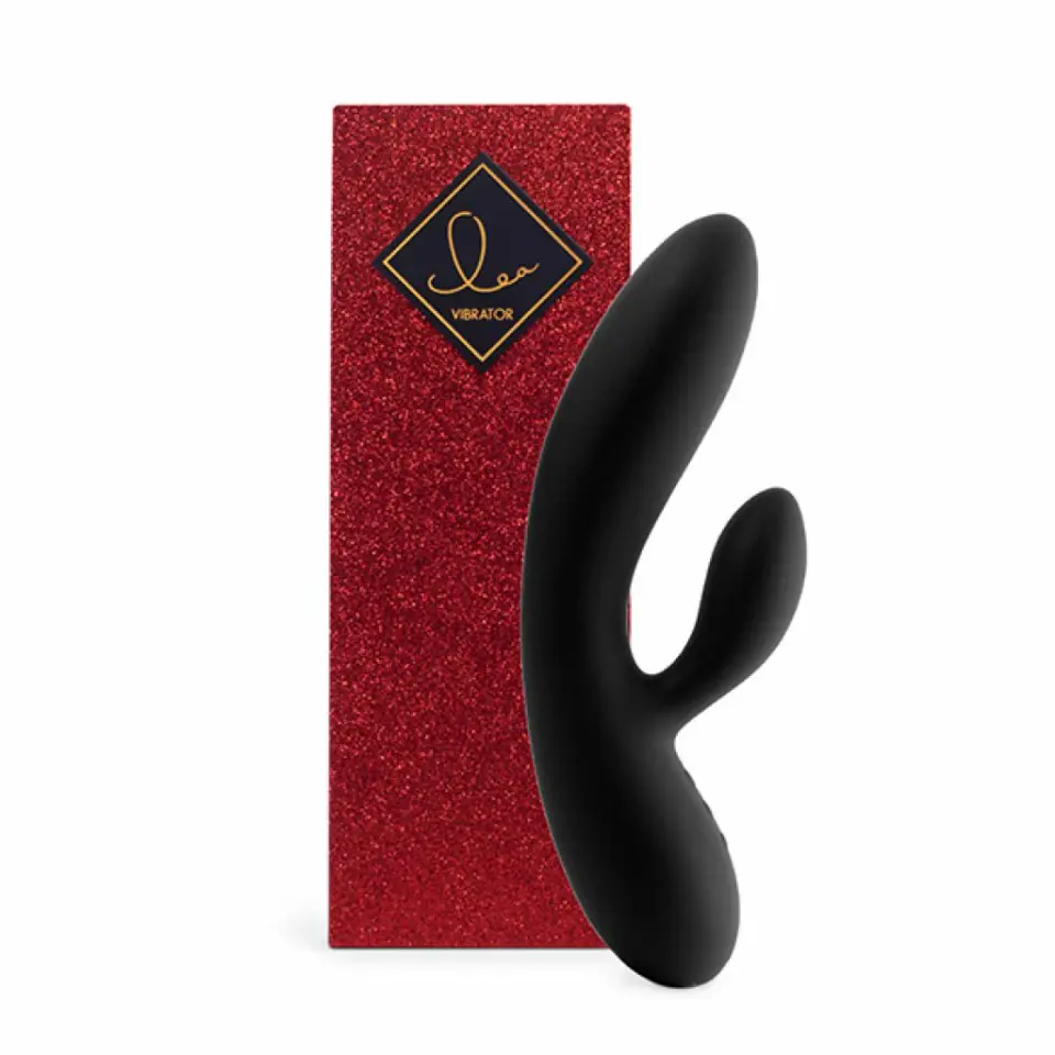 ⁨FeelzToys - Lea Vibrator Black (Glitter)⁩ at Wasserman.eu