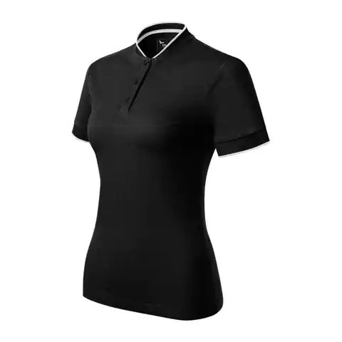 ⁨Koszulka polo Malfini Premium Diamond W (kolor Czarny, rozmiar XL)⁩ w sklepie Wasserman.eu