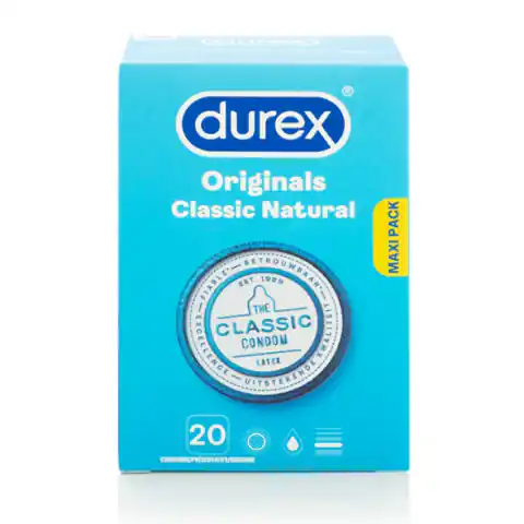 ⁨Prezerwatywy - Durex Originals Classic Natural 20 szt⁩ w sklepie Wasserman.eu
