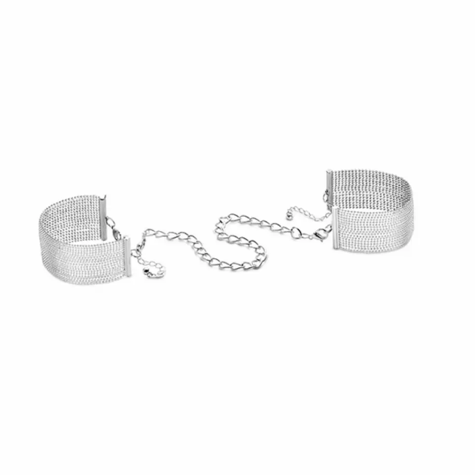 Bijoux Indiscrets Magnifique Handcuffs Silver - Stylowe Kajdanki Srebrne w sklepie Wasserman.eu
