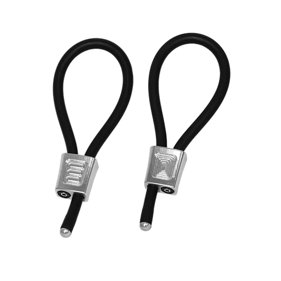 ⁨Pętle na penisa - ElectraStim Prestige ElectraLoops Silver (2 szt)⁩ w sklepie Wasserman.eu