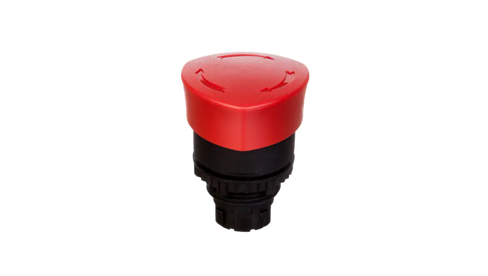 ⁨Mushroom button drive red by rotating 023882⁩ at Wasserman.eu