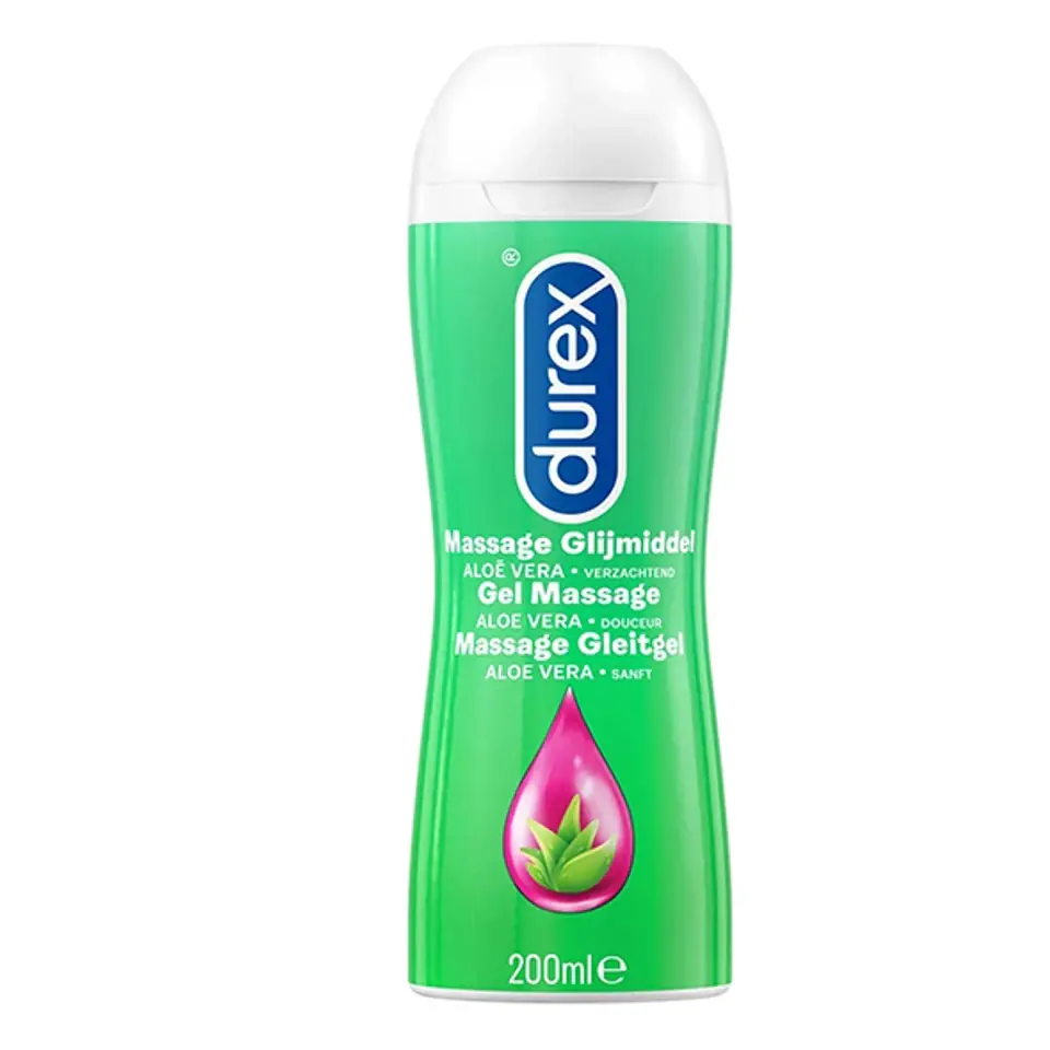 ⁨Lubrykant i żel do masażu - Durex Massage Lubricant Aloe Vera 200 ml⁩ w sklepie Wasserman.eu