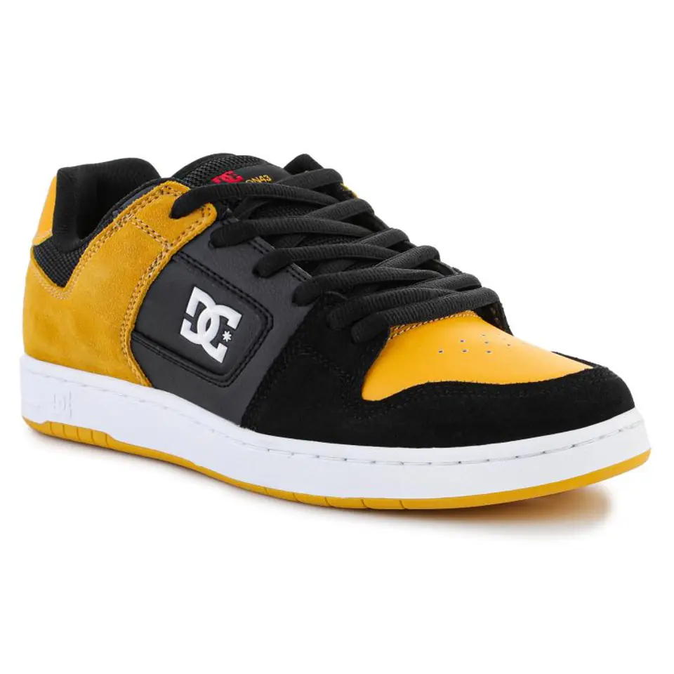 ⁨Buty DC Shoes Manteca 4 Skate M 100766 (kolor Czarny. Żółty, rozmiar EU 42)⁩ w sklepie Wasserman.eu