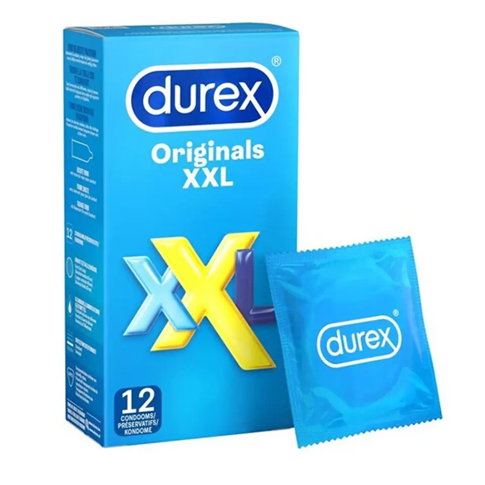 ⁨Prezerwatywy - Durex Originals XXL 12 szt⁩ w sklepie Wasserman.eu