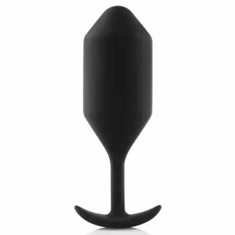 ⁨Plug analny - B-Vibe Snug Plug 4 Black⁩ w sklepie Wasserman.eu