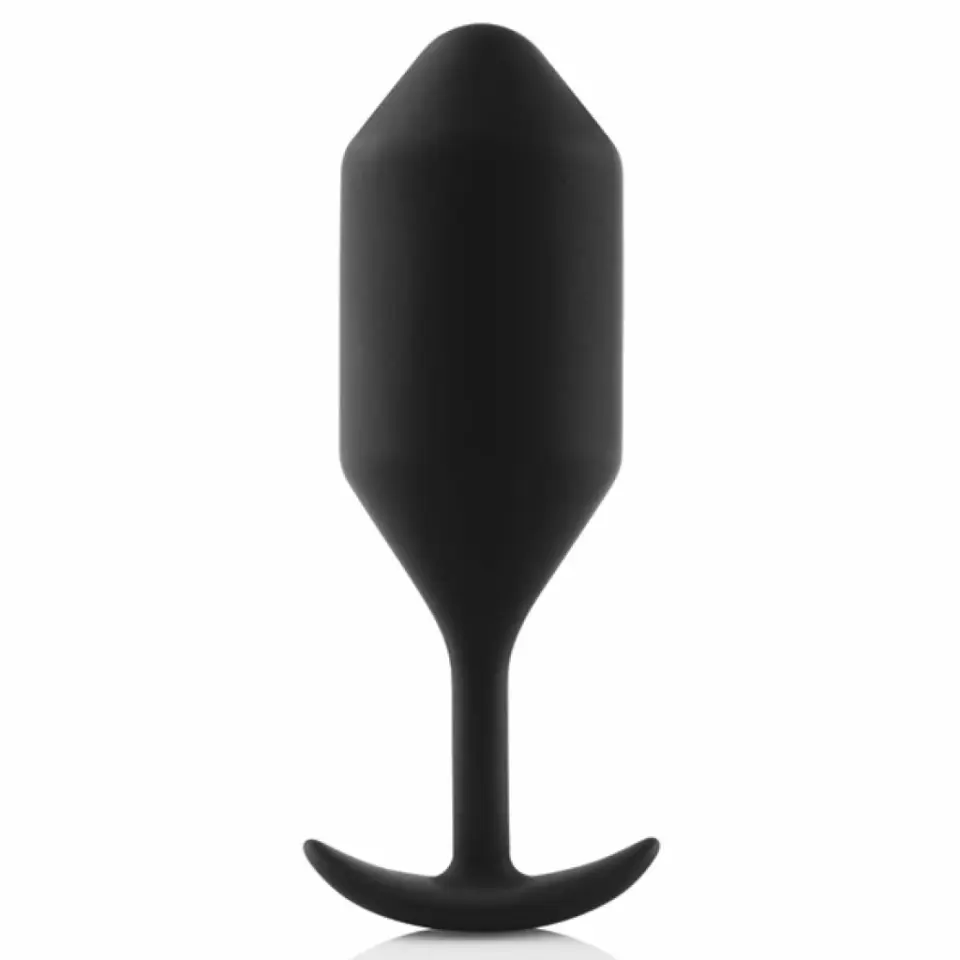 Plug analny - B-Vibe Snug Plug 4 Black w sklepie Wasserman.eu
